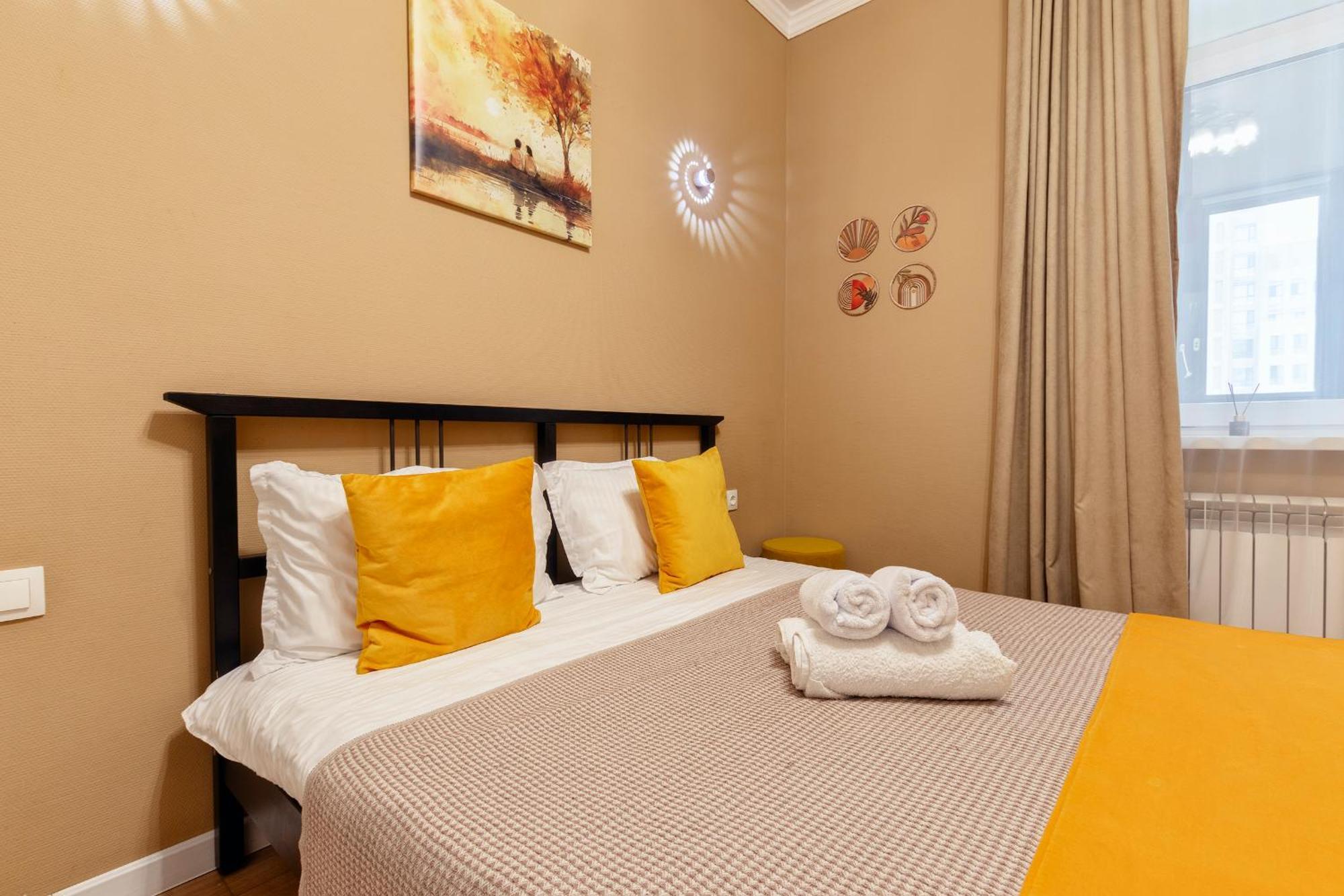 абрикосовое парфе Apartment Nur-Sultan (Astana)